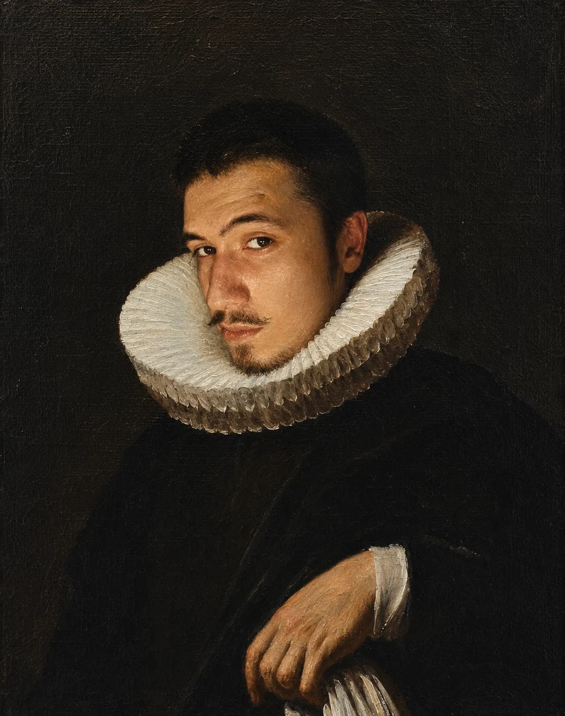 Painted portrait of Çınar Yıldırım